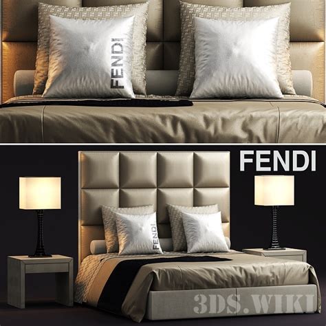 fendi casa bed 3D model 